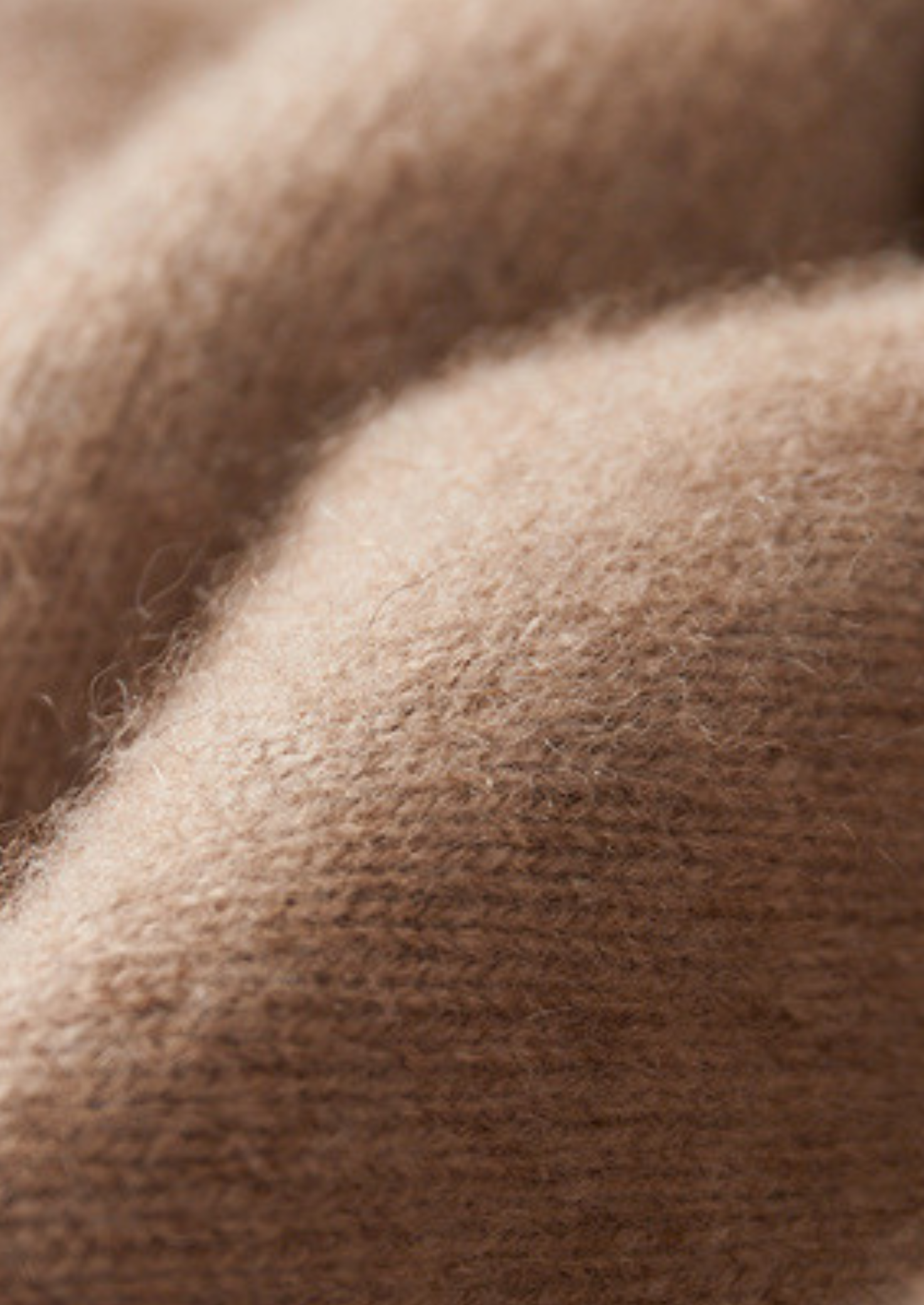 PURE CASHMERE BEIGE ESSENTIAL CREWNECK