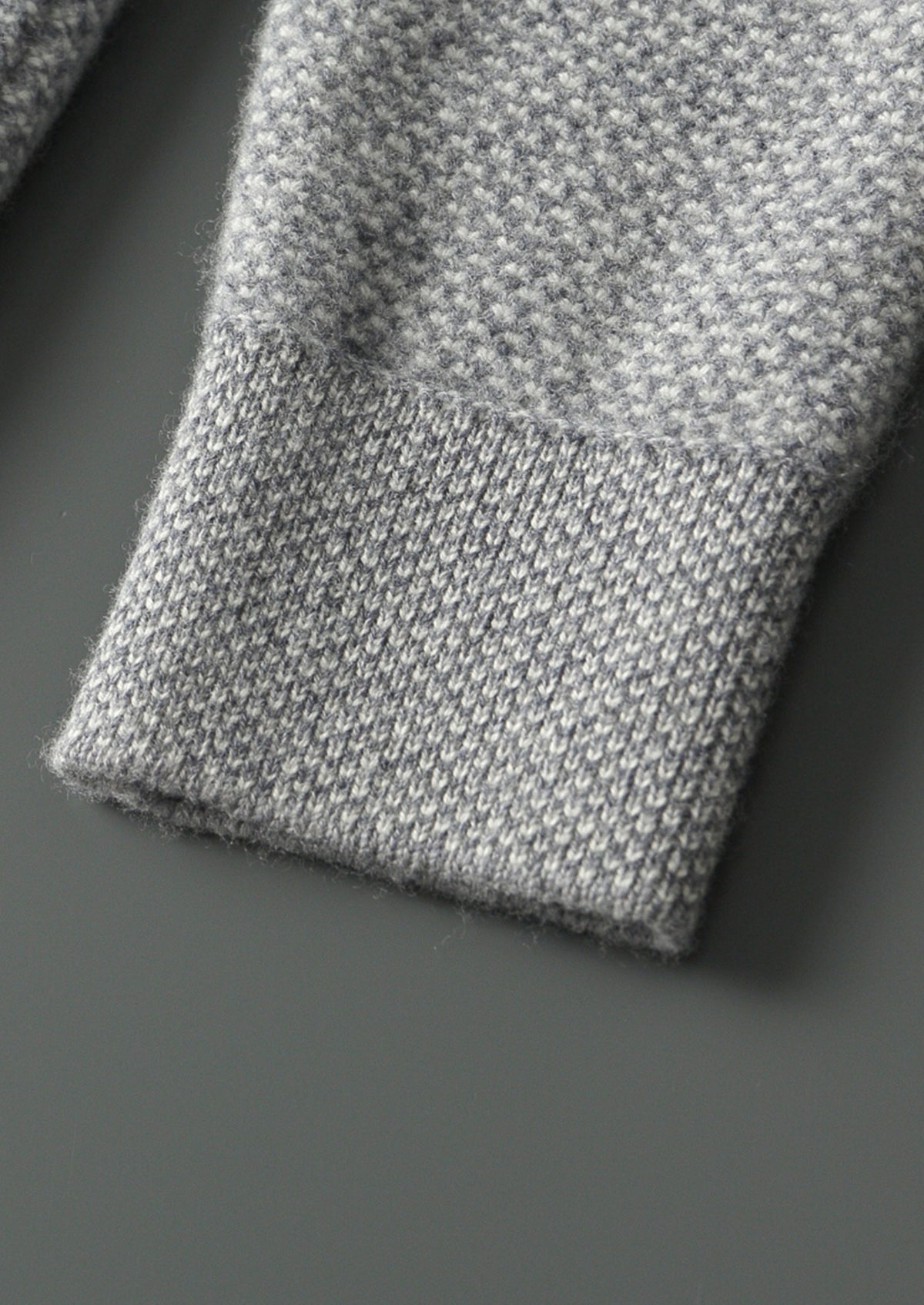 Pure Extra-Fine Merino Wool Jaquard Hoodie