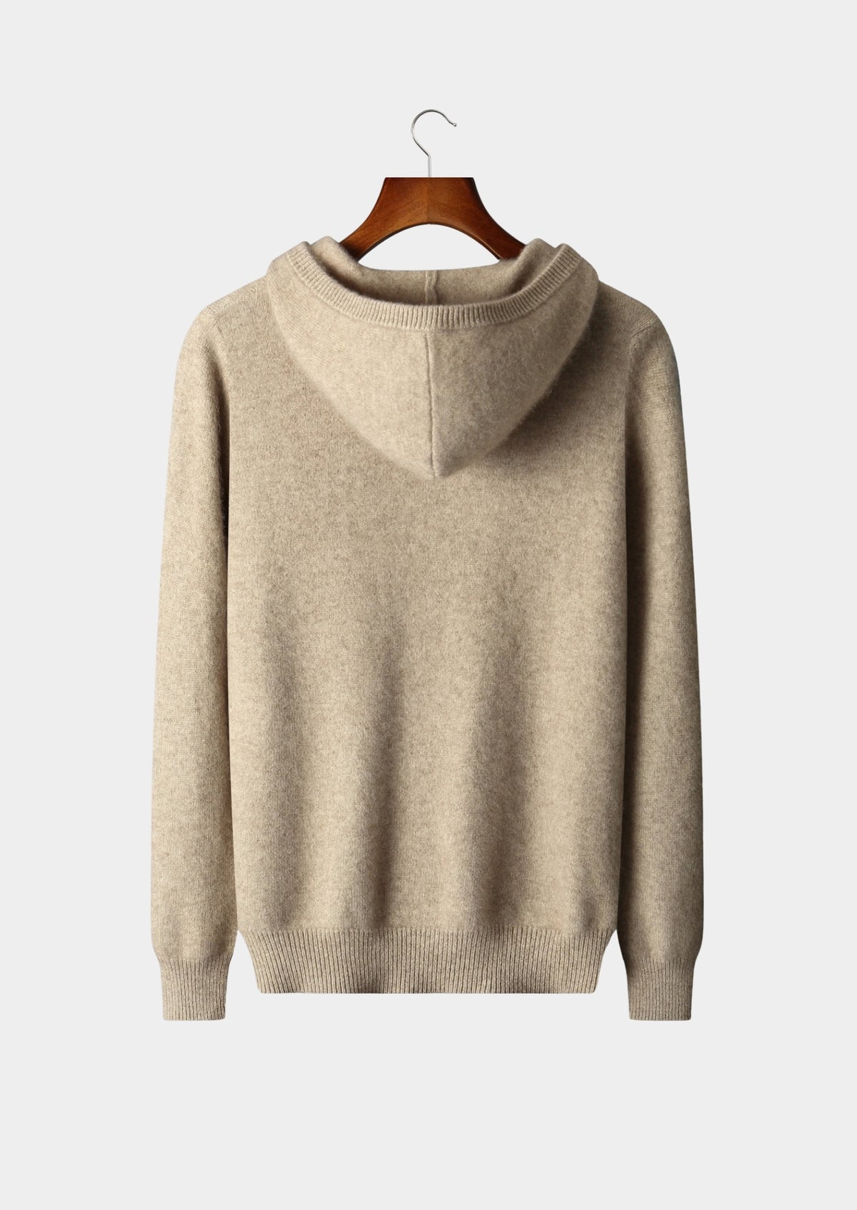 Pure Extra-Fine Merino Wool Quarter-Zip Hoodie