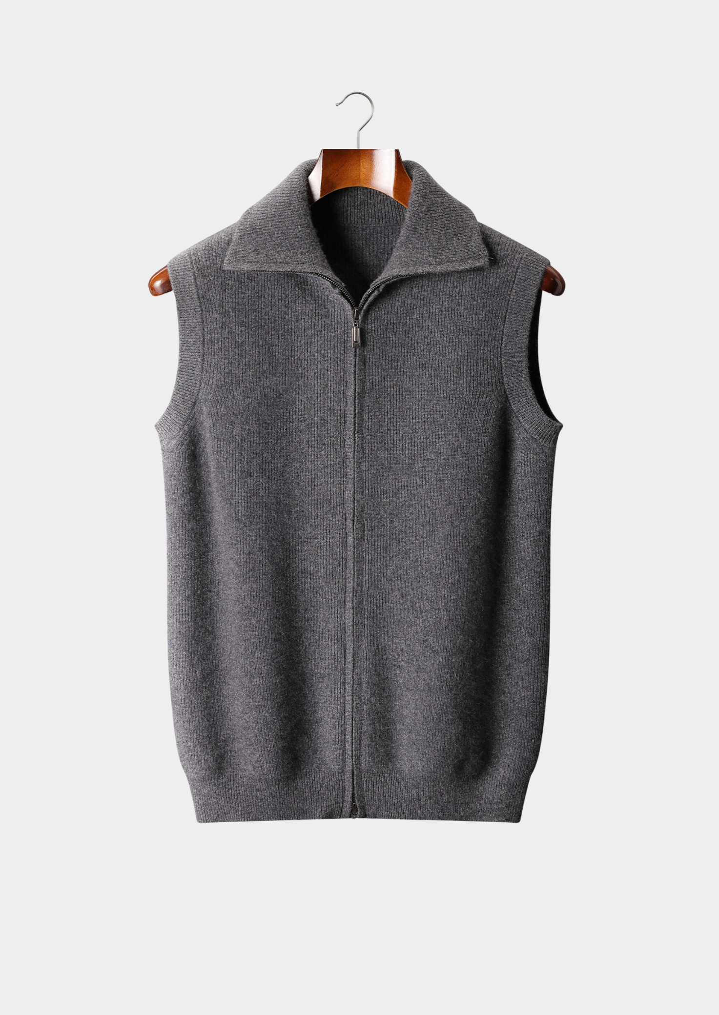 PURE CASHMERE BODY WARMER VEST