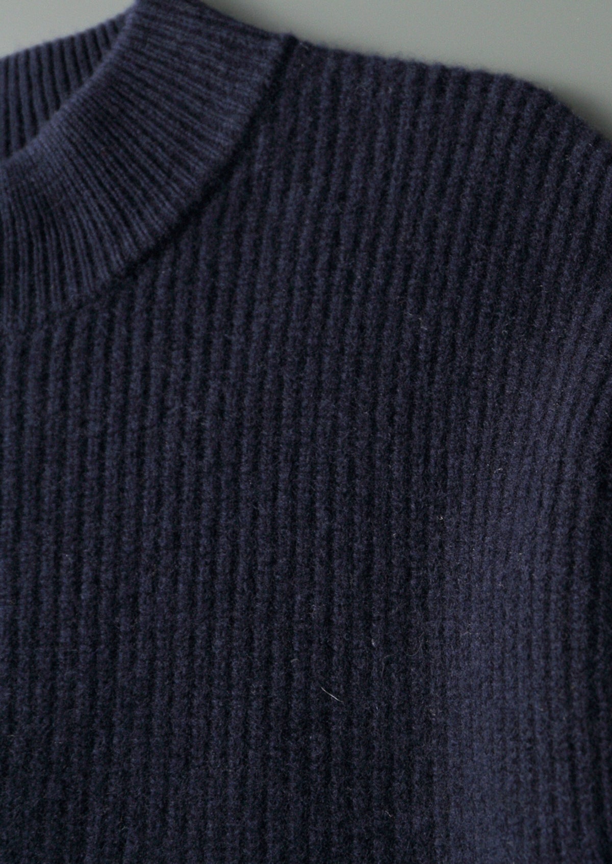 Pure Extra-Fine Merino Wool Striped Half-Zip Sweater