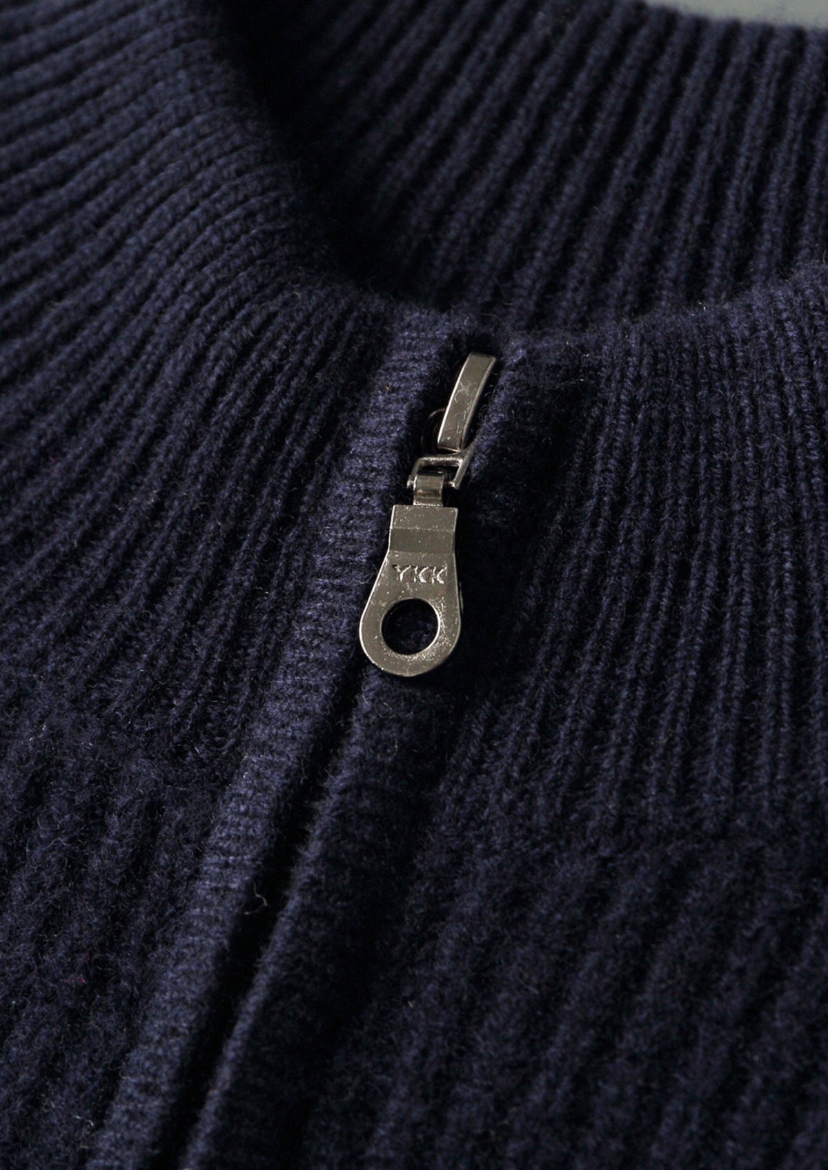 Pure Extra-Fine Merino Wool Striped Half-Zip Sweater