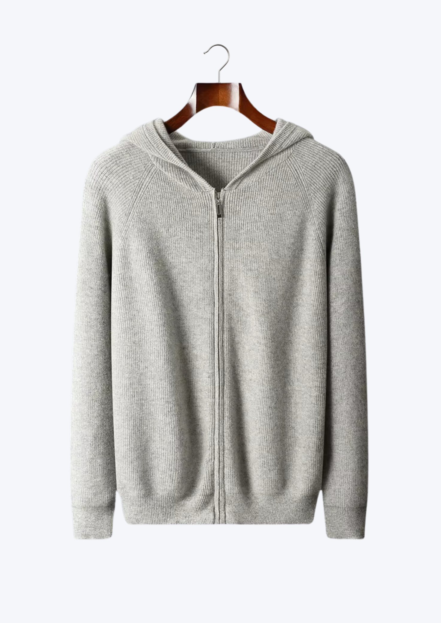 EXTRAFINE MERINO ZIPPED HOODIE