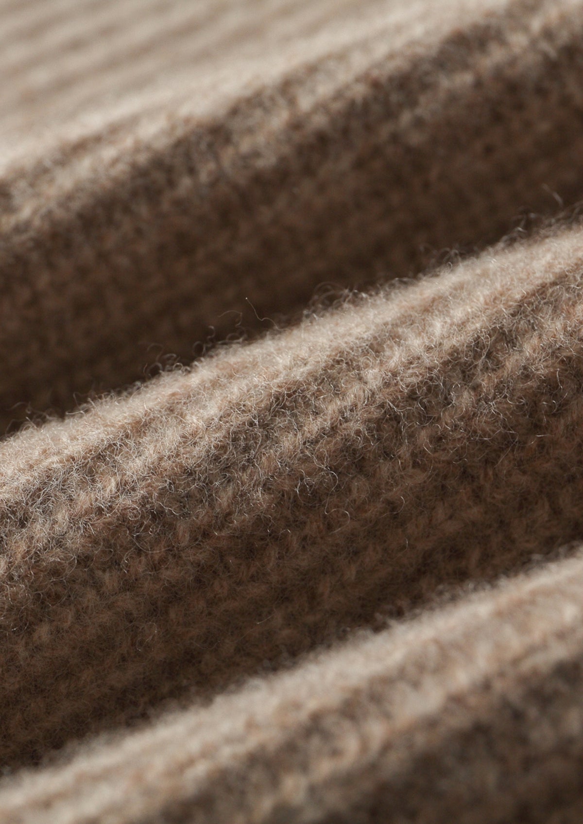 Pure Extra-Fine Merino Wool Ribbed Classic Button Cardigan