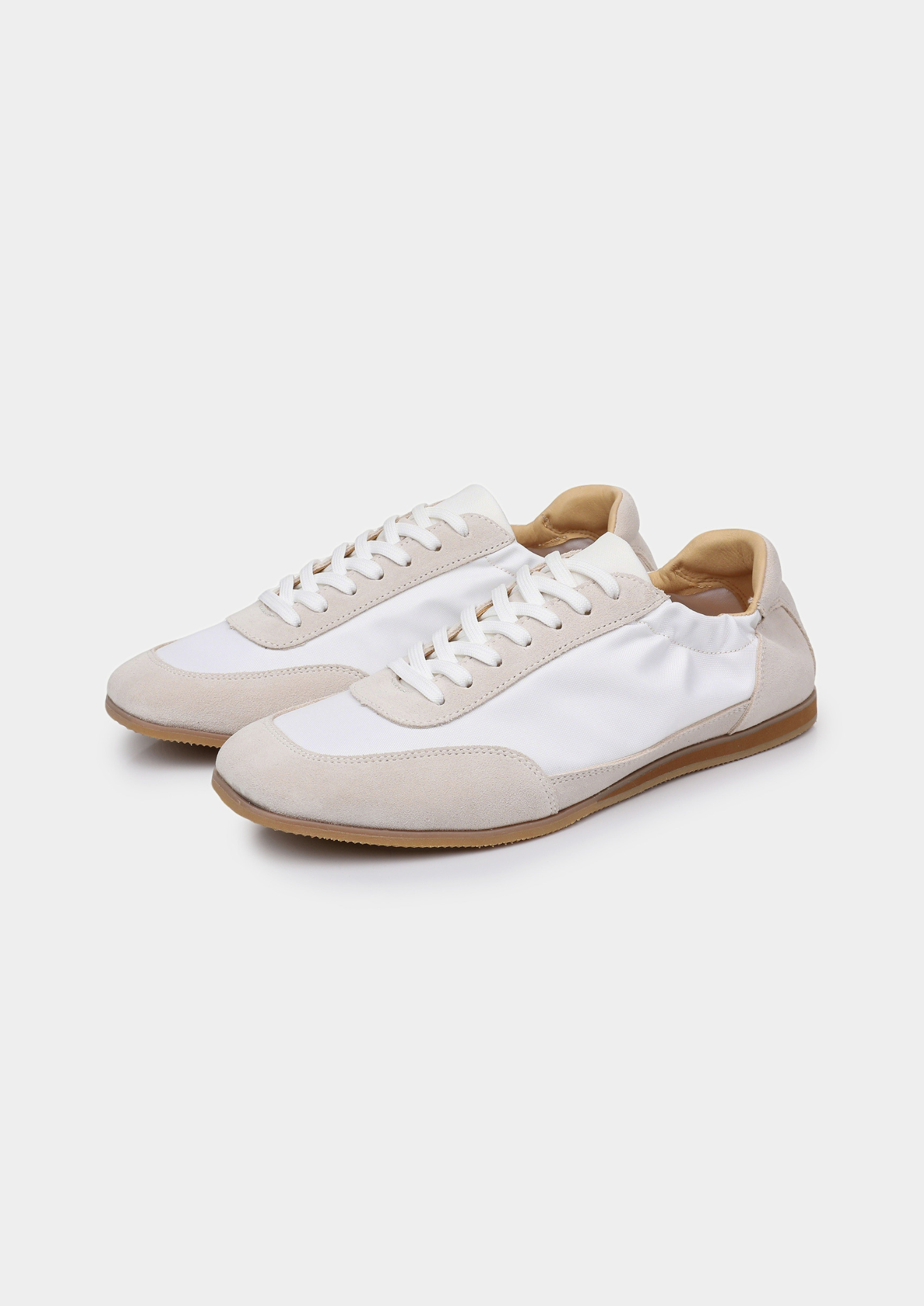 Monaco Ivory Slip-On Retro Runner