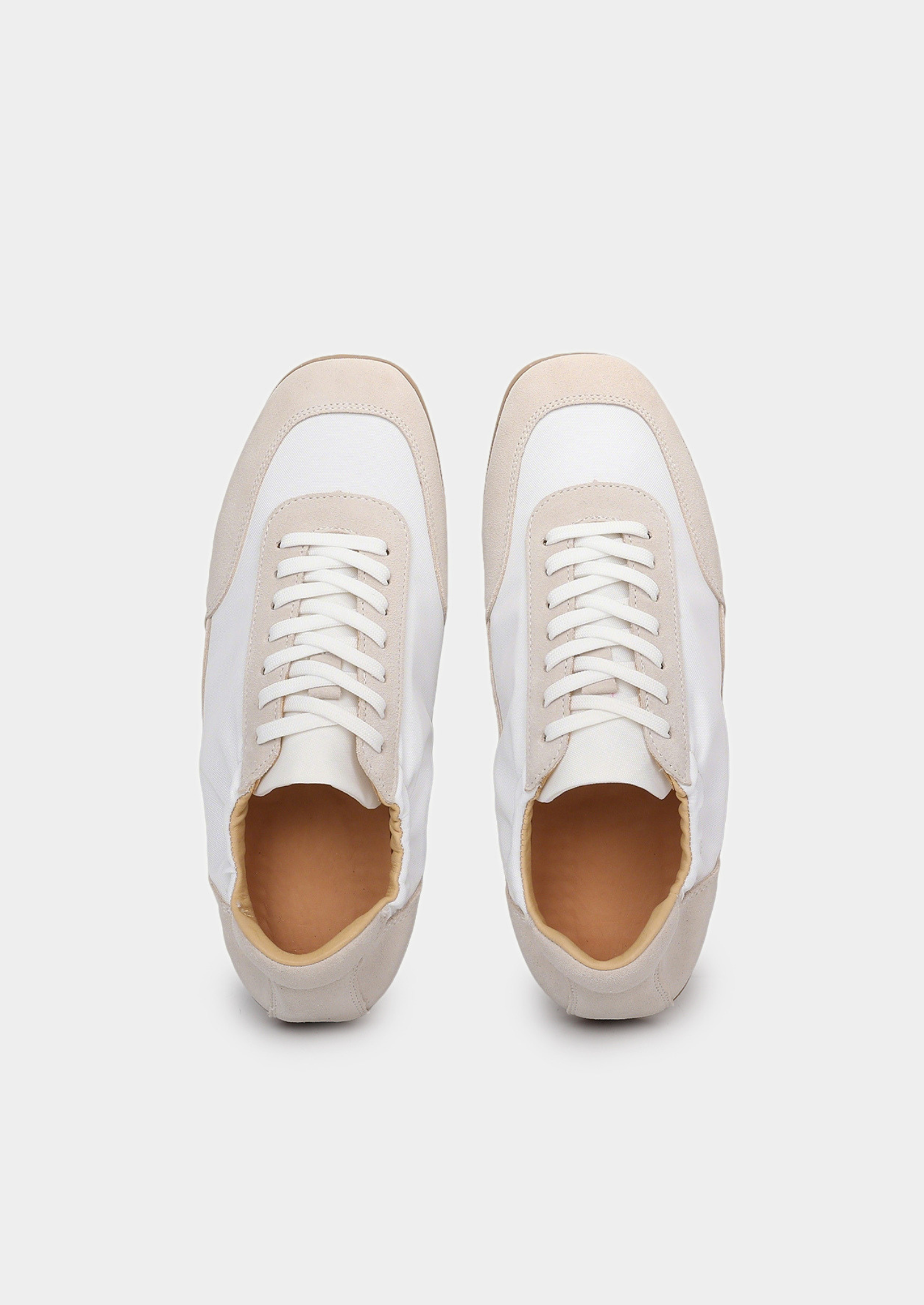 Monaco Ivory Slip-On Retro Runner