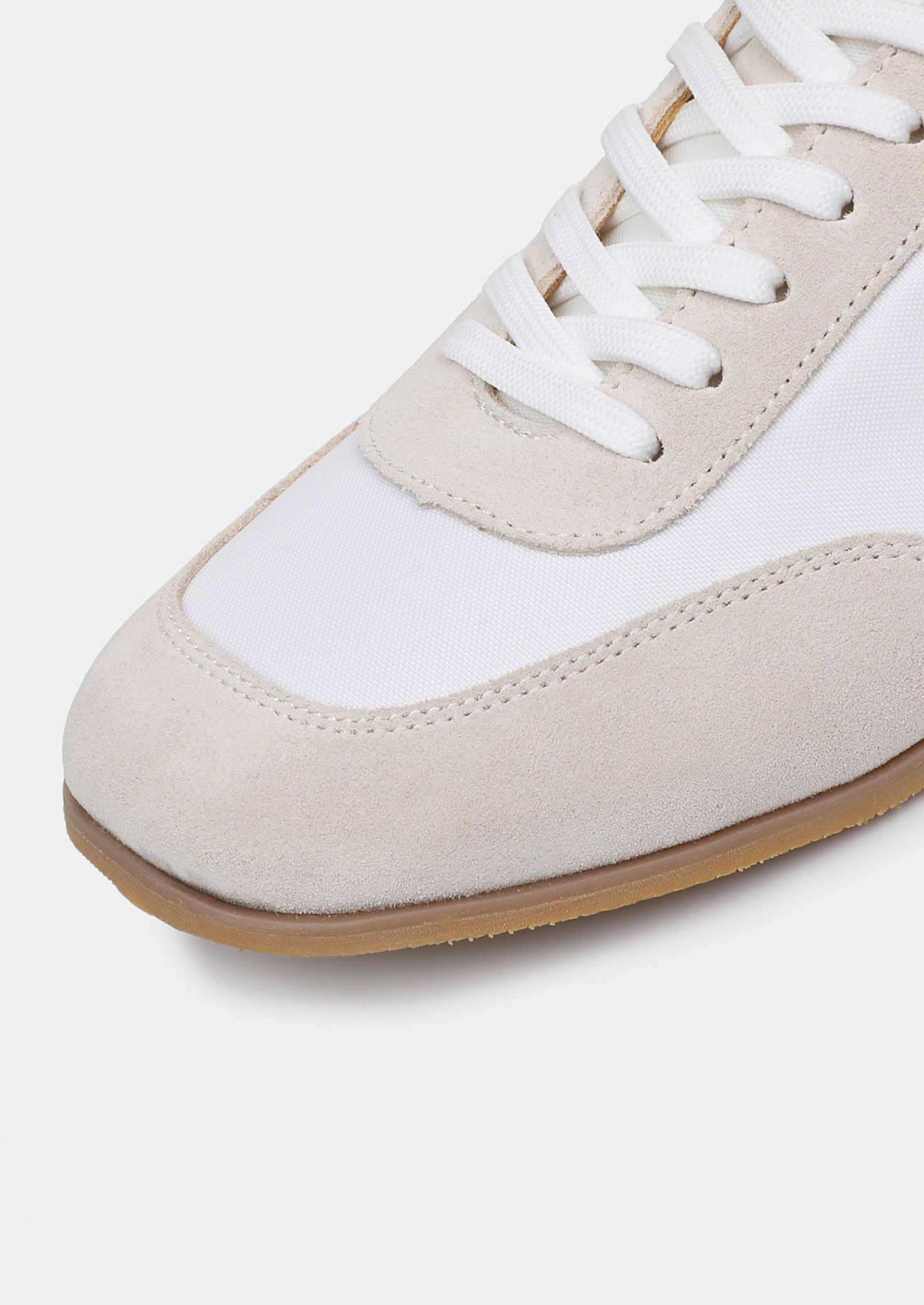 Monaco Ivory Slip-On Retro Runner