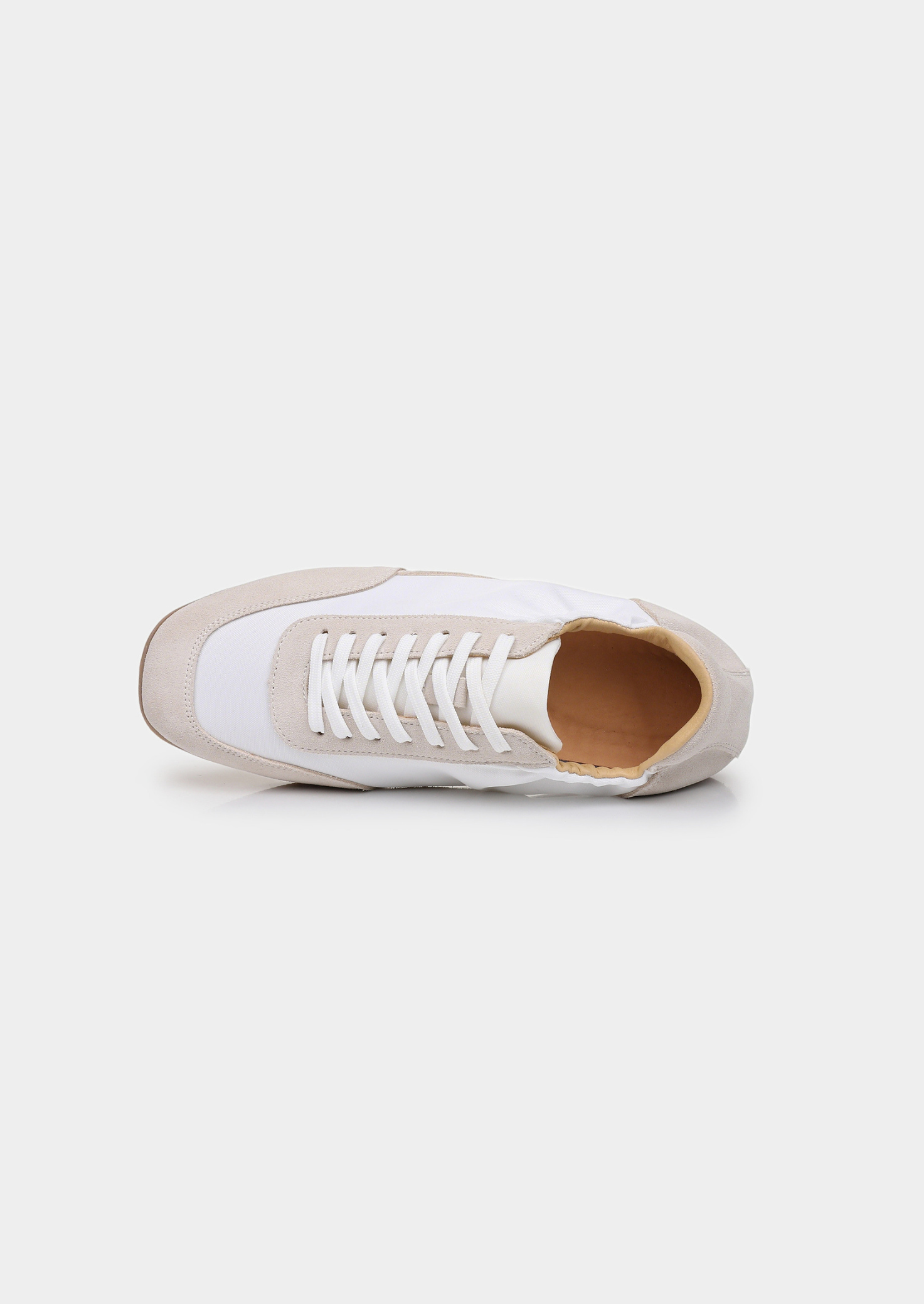 Monaco Ivory Slip-On Retro Runner