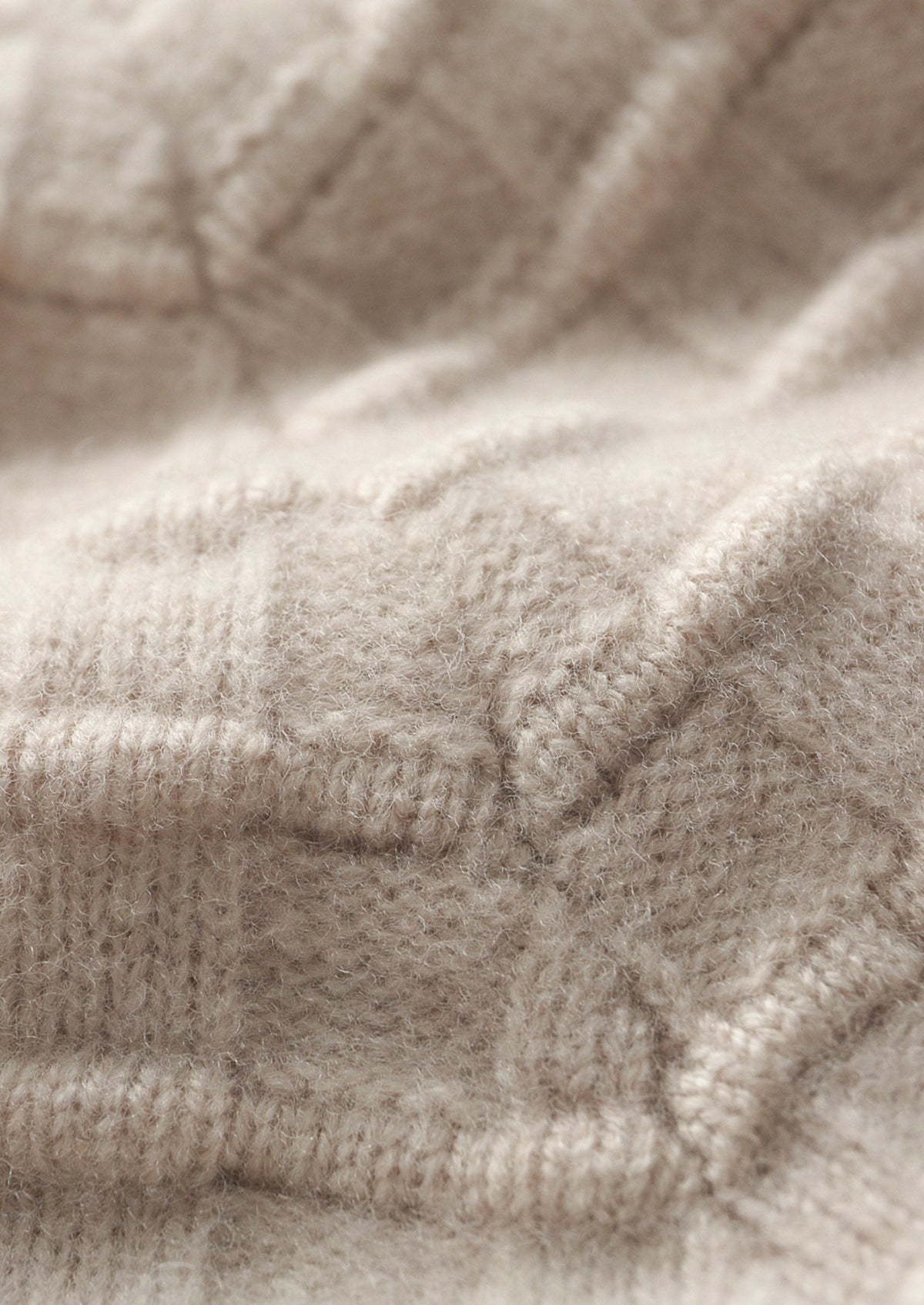 Pure Extra-Fine Merino Wool Textured Hoodie