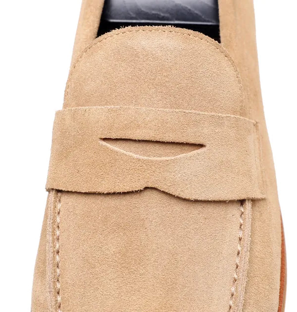 STEFANO PENNY LOAFERS - Beige