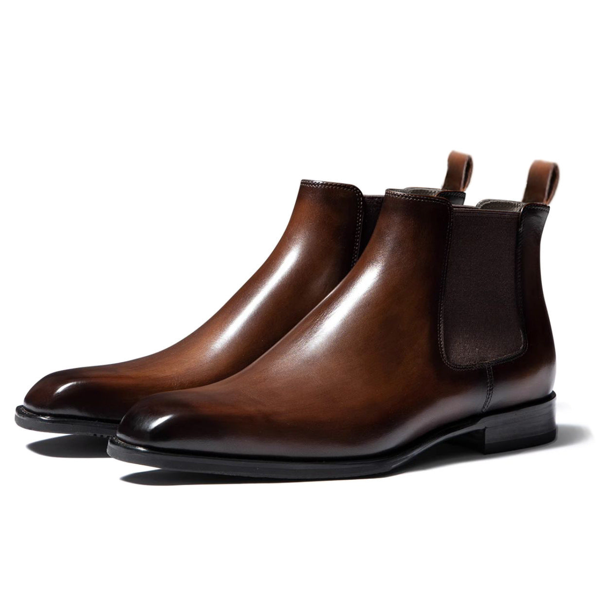 CARLO CHELSEA LEATHER BOOTS