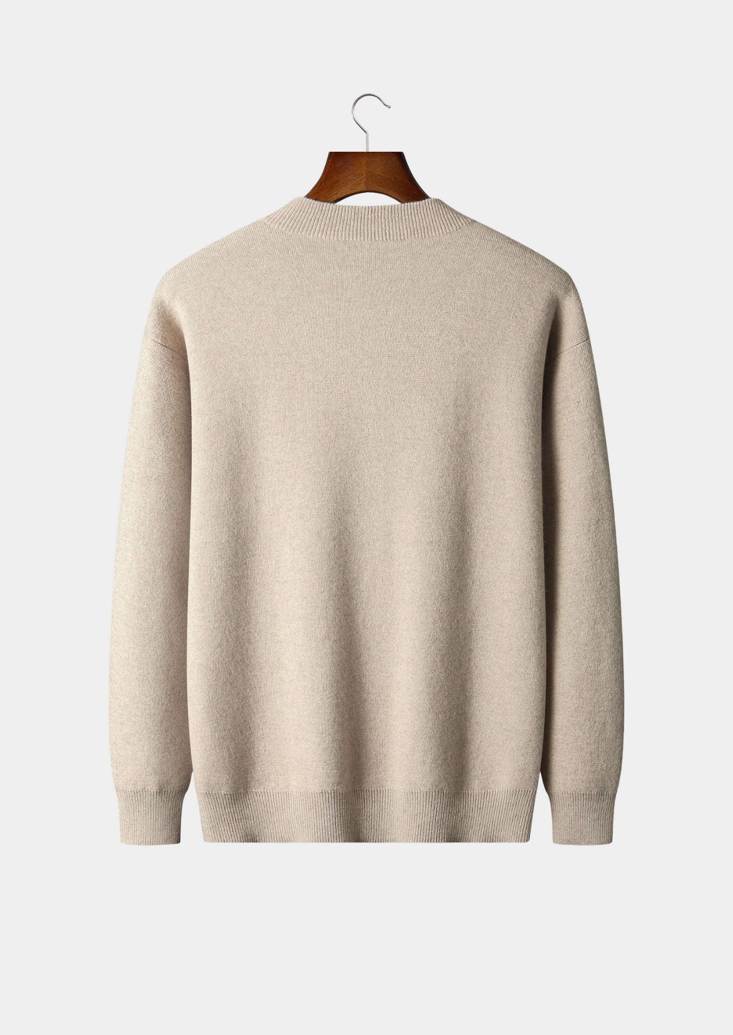 Pure Extra-Fine Merino Wool Essential Zip Cardigan