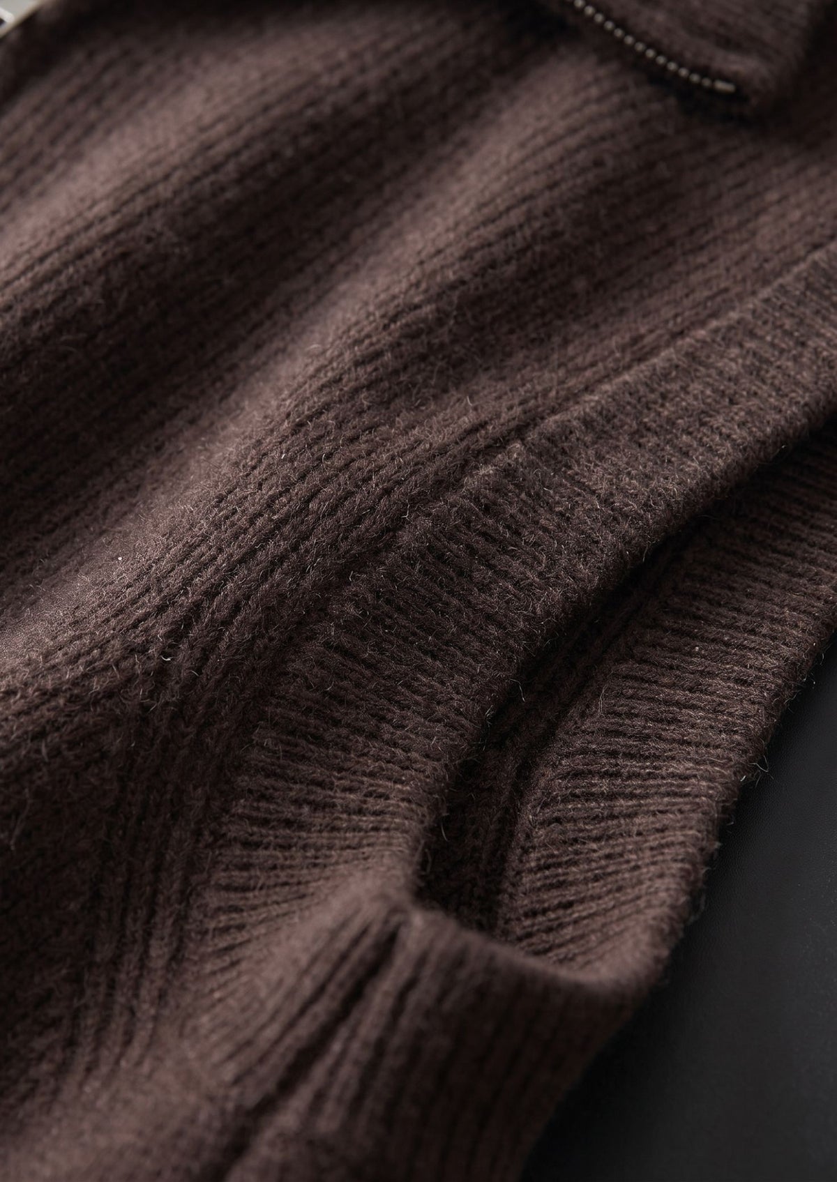 Pure Cashmere Dark Brown Body Warmer Vest