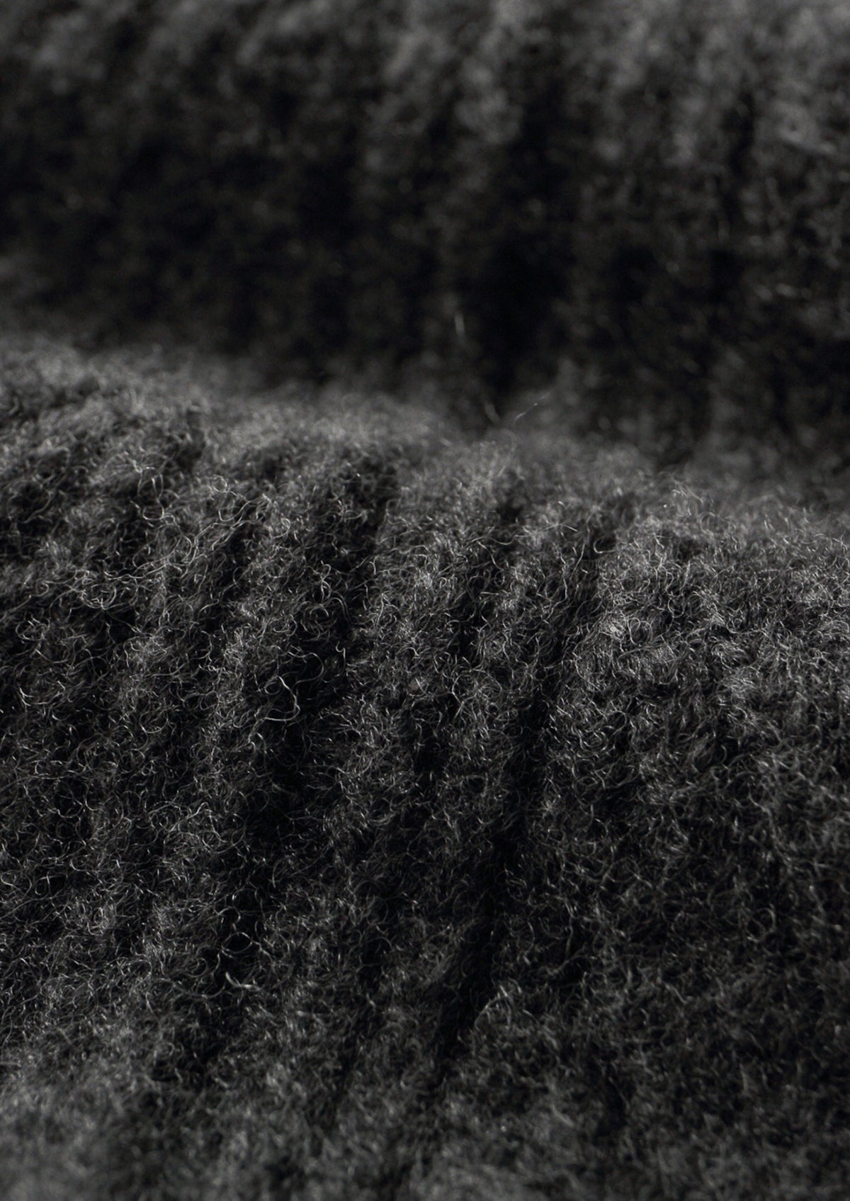 Pure Extra-Fine Merino Wool Ribbed Button Hoodie