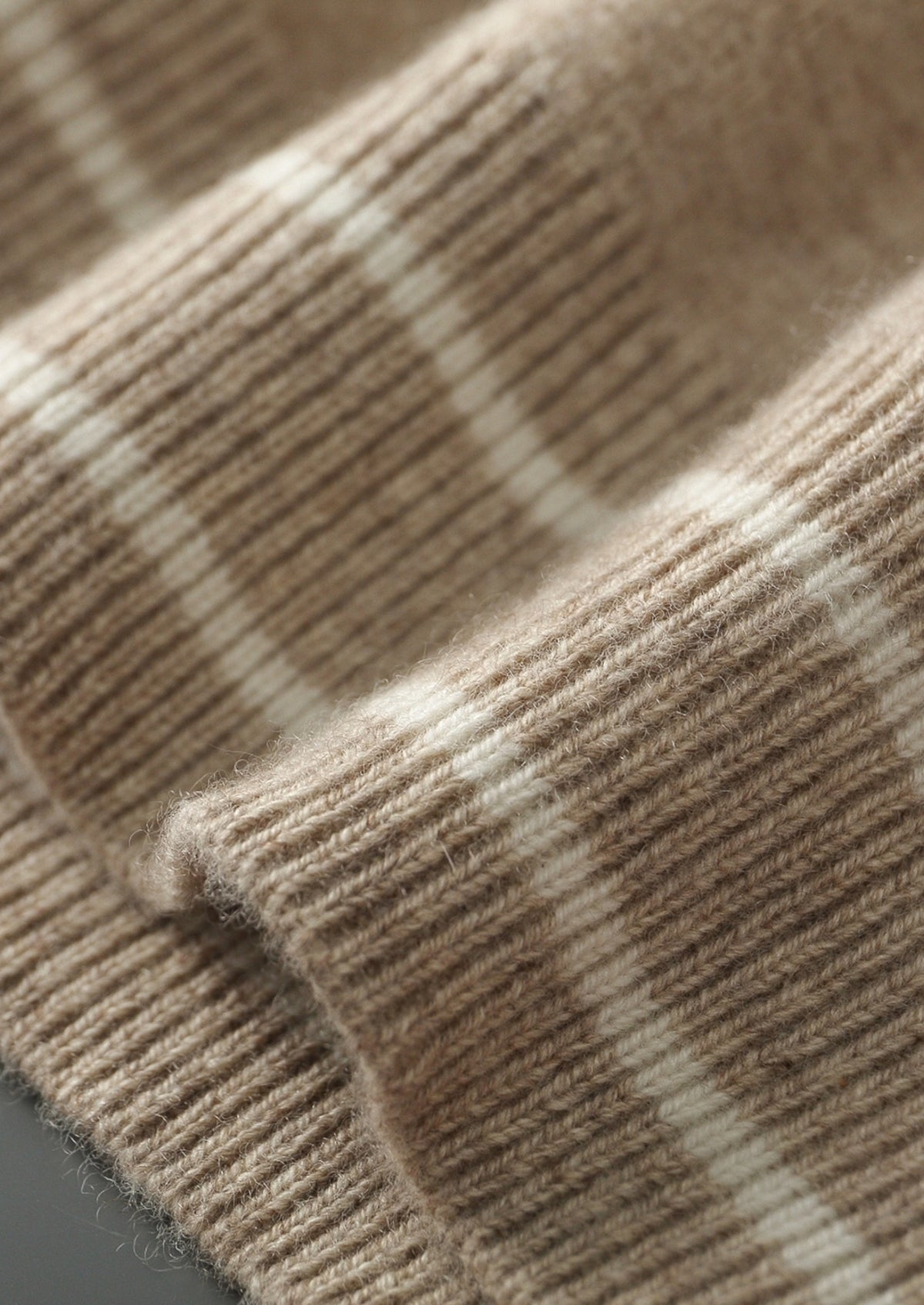 Pure Extra-Fine Merino Wool Contrast Zip Cardigan