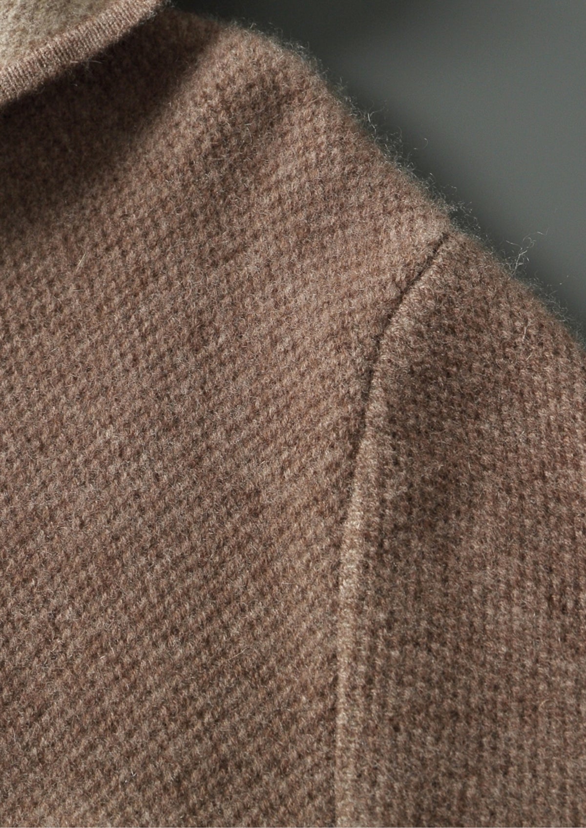 Pure Extra-Fine Merino Wool Jacquard Zip Hoodie