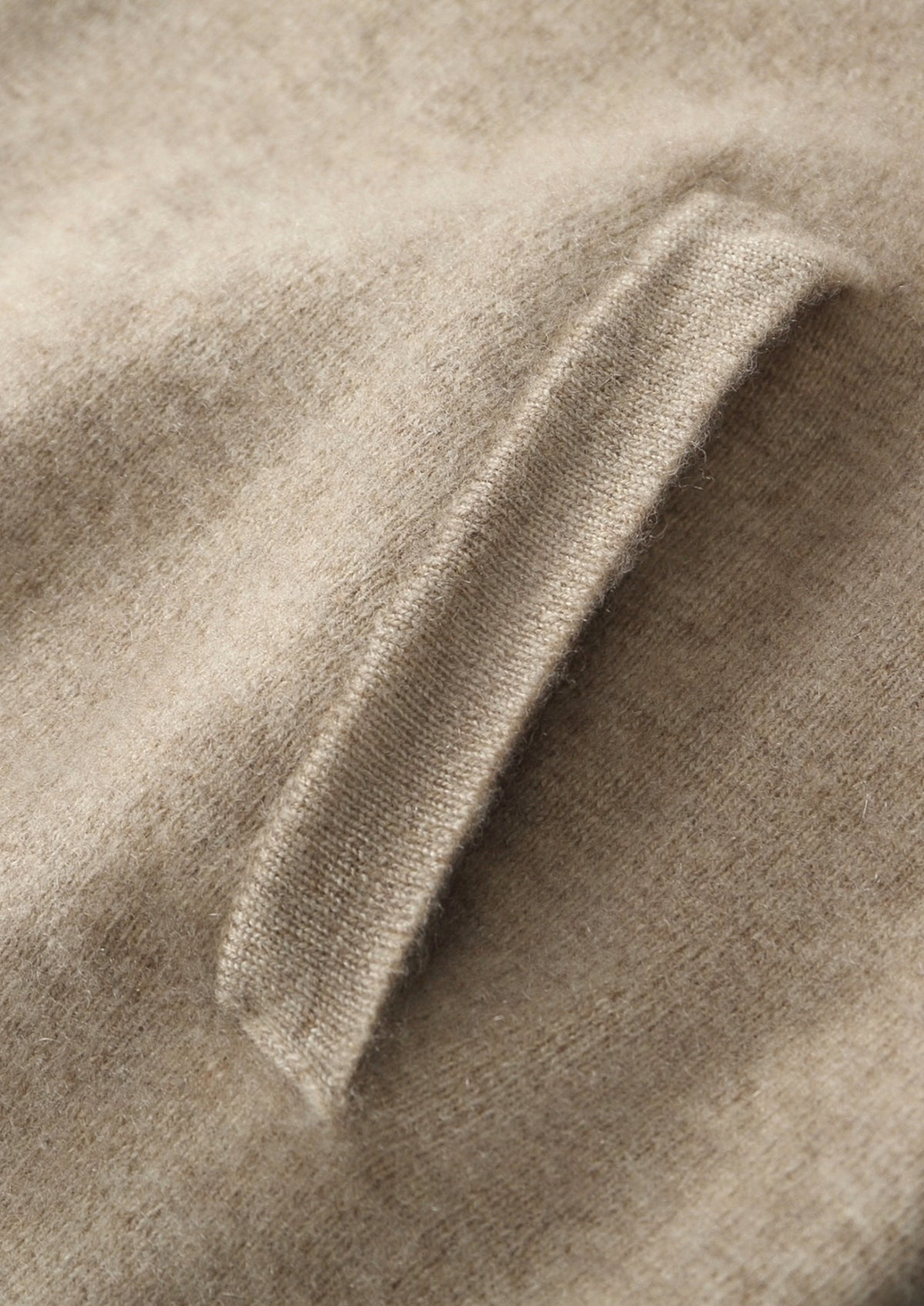Pure Extra-Fine Merino Wool Contrast Zipper Hoodie