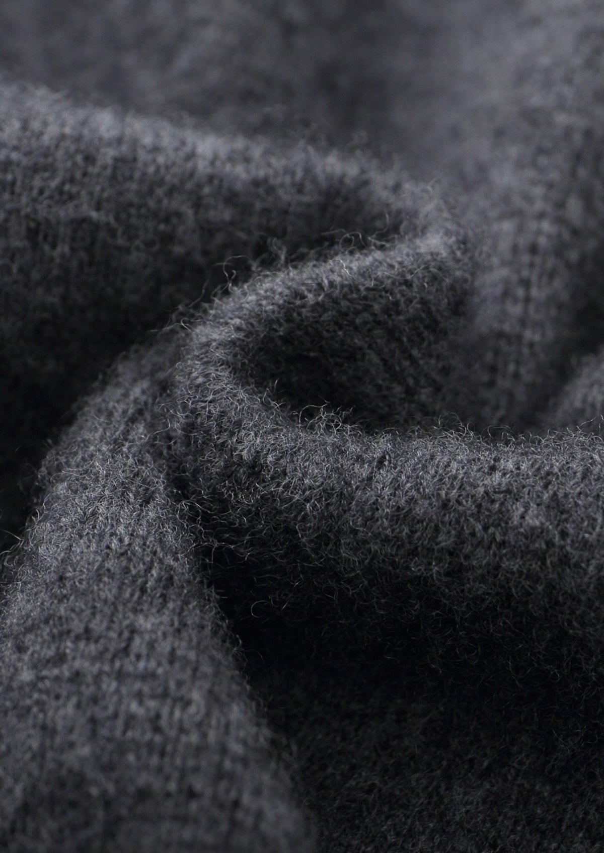 Pure Extra-Fine Merino Wool Two-Tone Zipper Hoodie