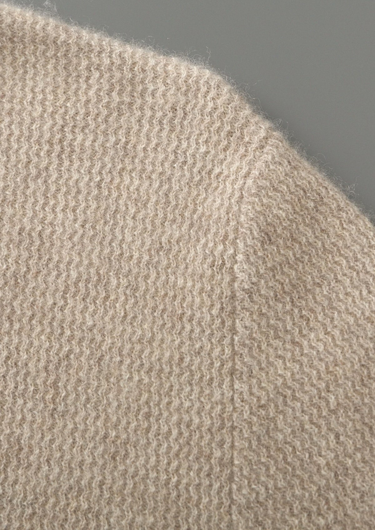 Pure Extra-Fine Merino Wool Textured Button Cardigan
