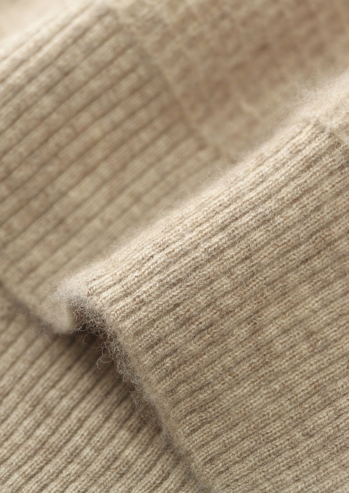 Pure Extra-Fine Merino Wool Textured Zip Polo Cardigan