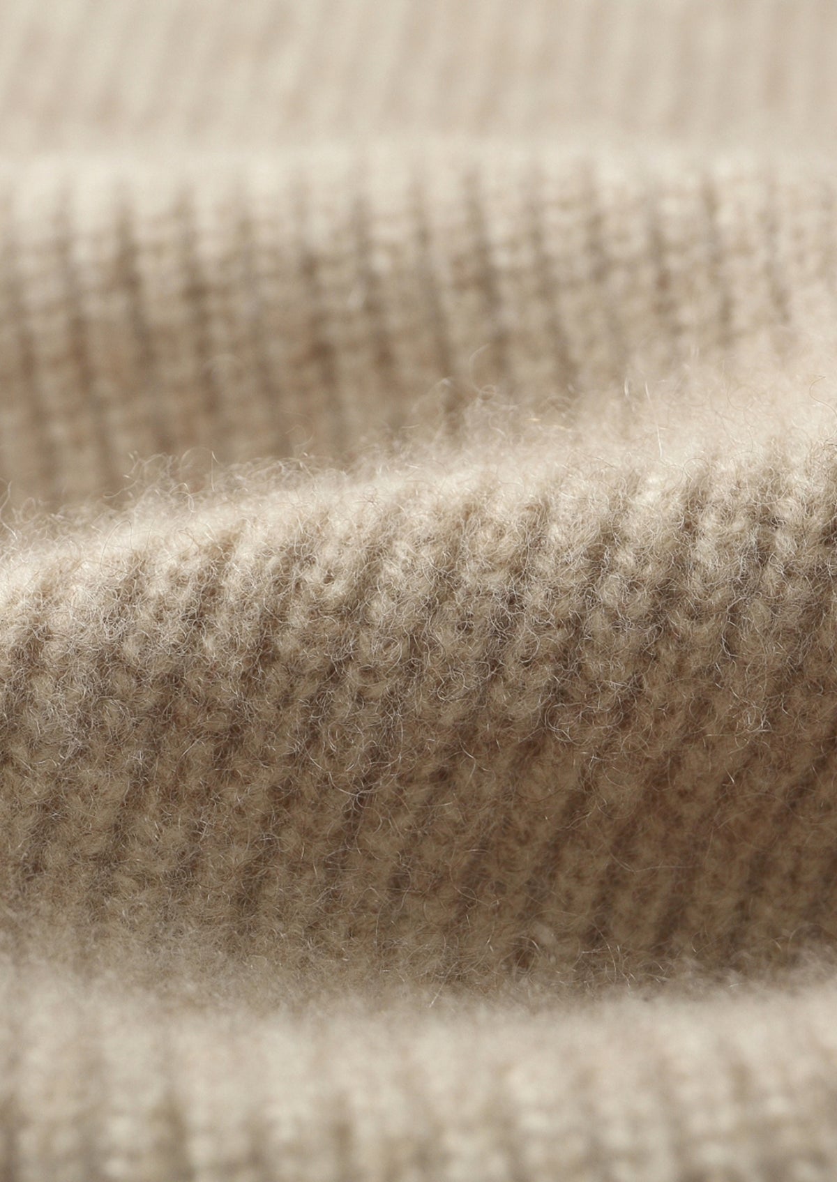Premium Cashmere Ribbed Button-Up Hoodie
