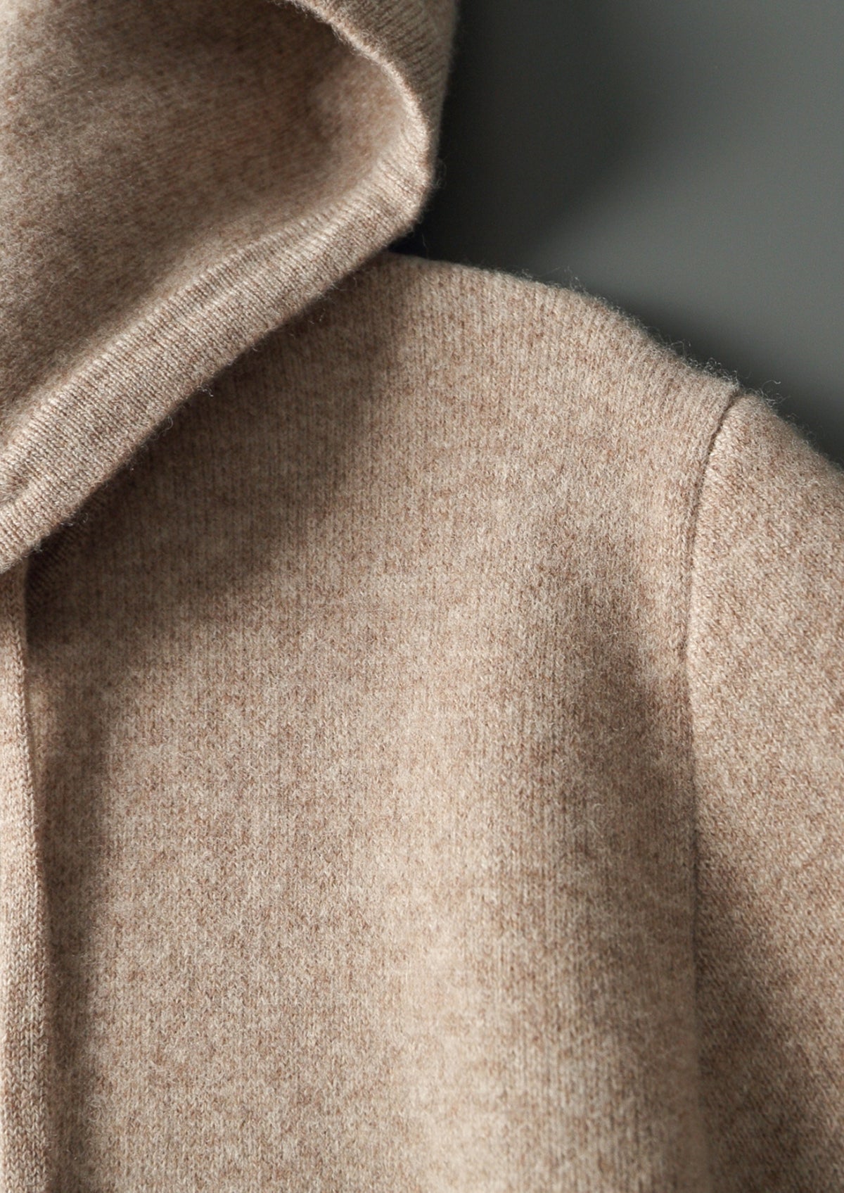Pure Extra-Fine Merino Wool Zipper Hoodie