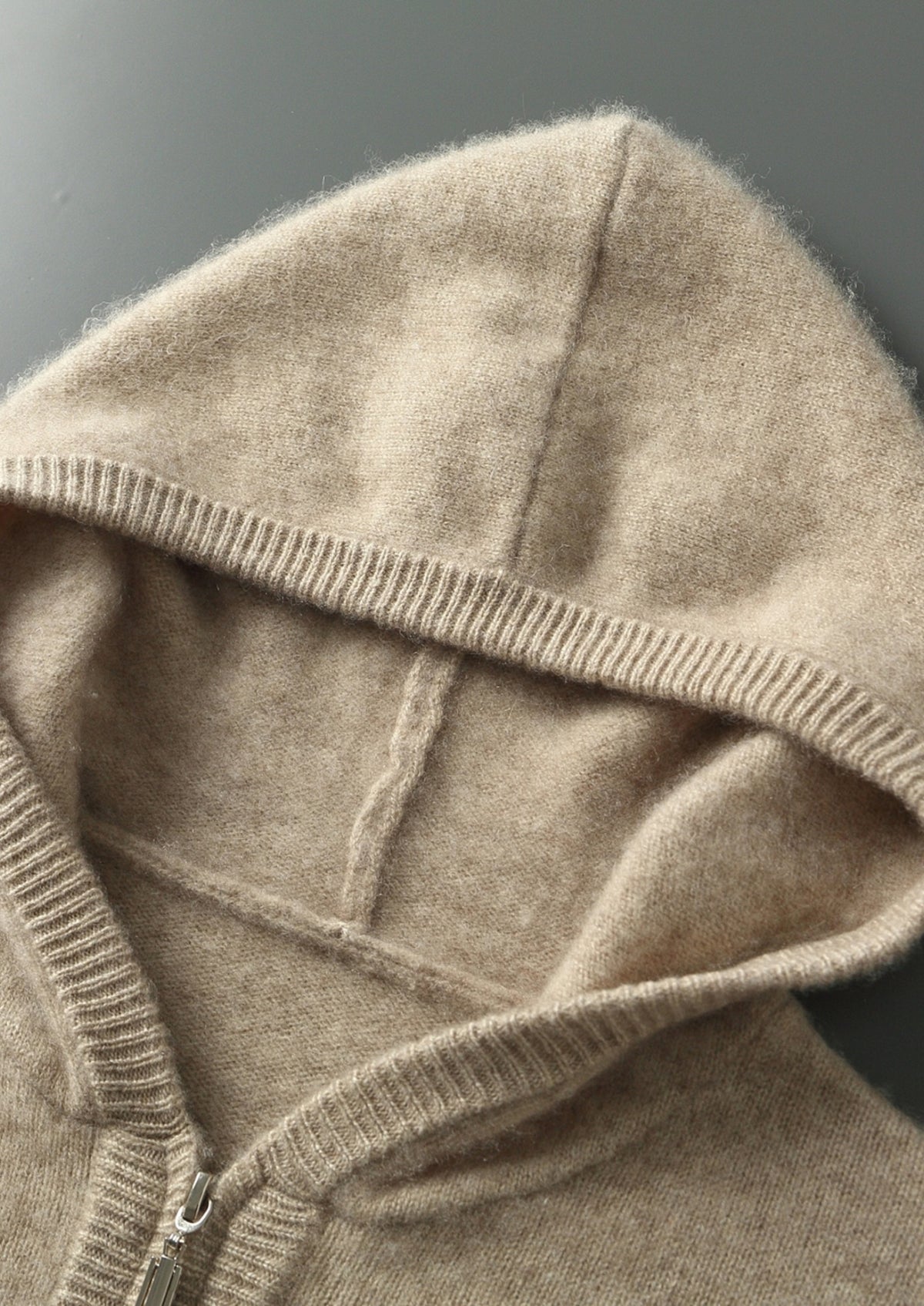 Pure Extra-Fine Merino Wool Quarter-Zip Hoodie