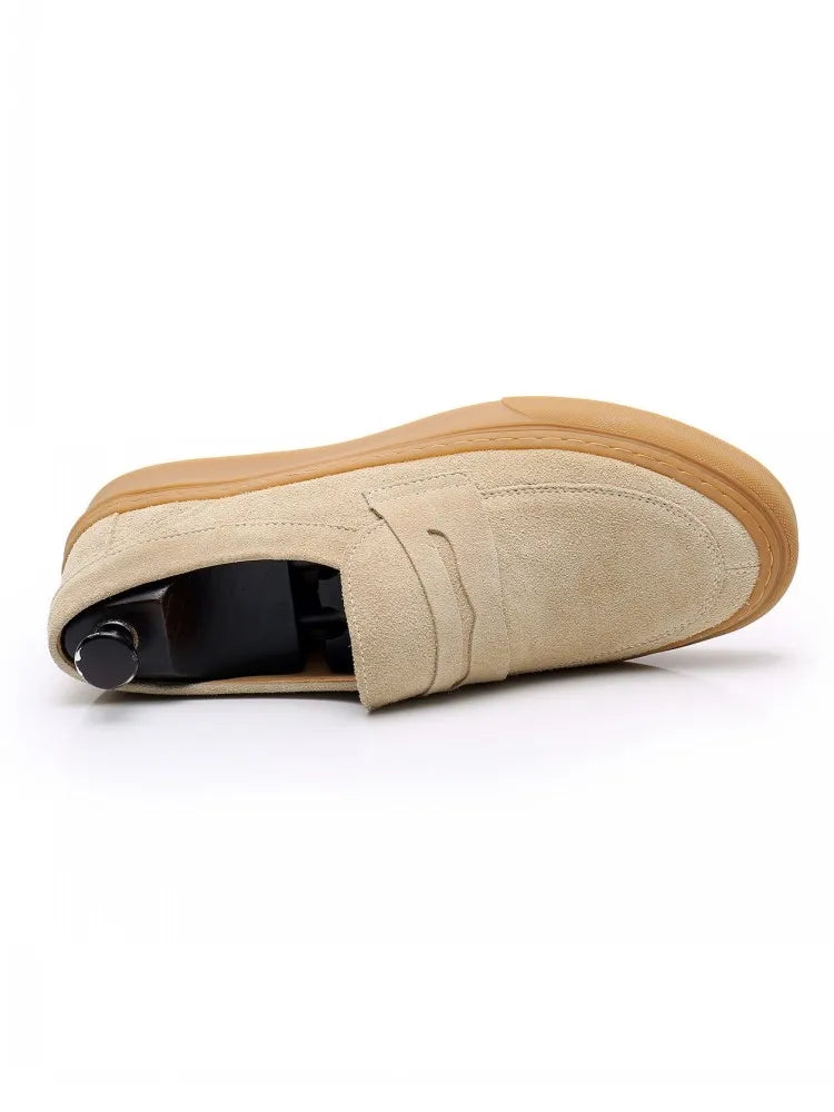 SOGNO SKATE LOAFERS - Beige