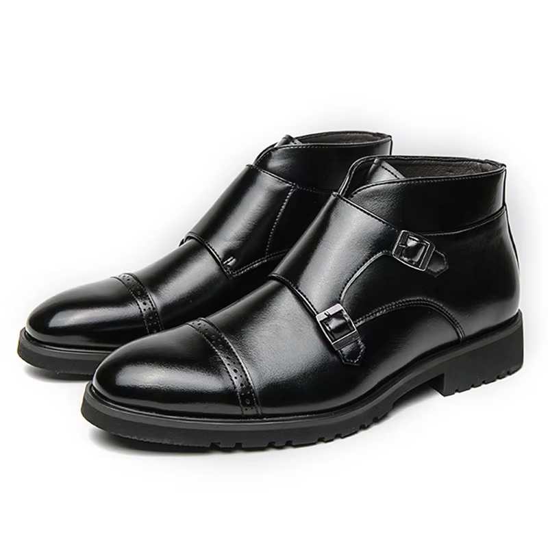 LUCAS MONK LEATHER BOOTS