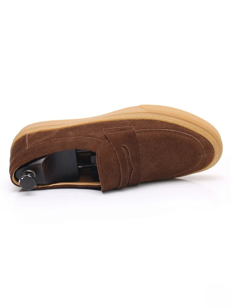 SOGNO SKATE LOAFERS - Coffee