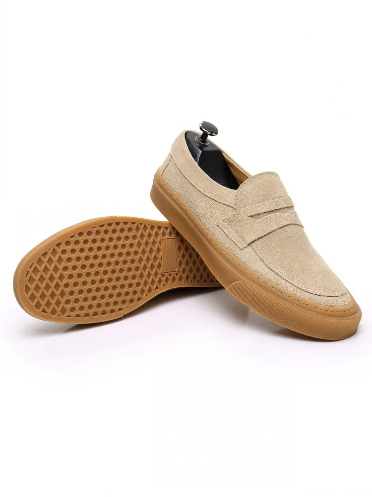 SOGNO SKATE LOAFERS - Beige